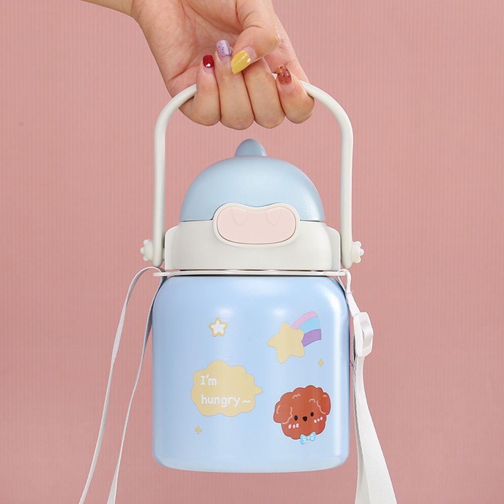 Bình Nước Giữ Nhiệt Dung Tích Lớn 24 850ml Có Dây Đeo Tiện Dụng