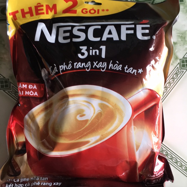 Gói Nescafe 3in1 48 gói khuyến mãi