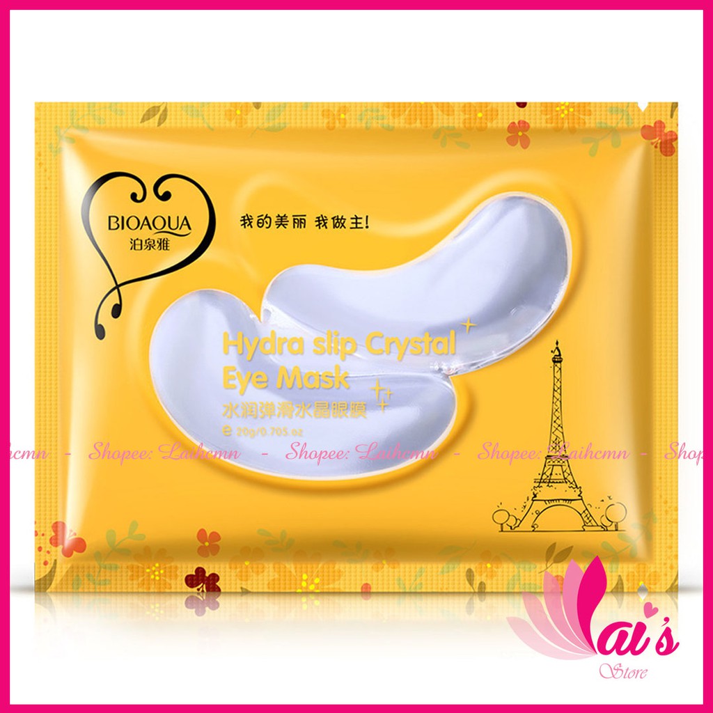 Mặt Nạ Mắt Collagen Hoa Cúc Bioaqua Dưỡng Ẩm, Giữ Ẩm, Xóa Tan Quầng Thâm Mắt, Mờ Nếp Nhăn, Săn Chắc Da Chính Hãng