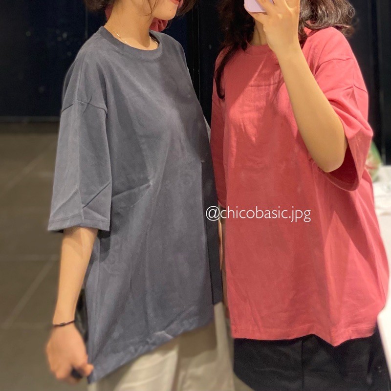 Áo phông trơn dày dặn 3 màu oversize nam nữ mặc tay lỡ from rộng 100% cotton co dãn 4 chiều