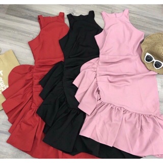 ĐẦM BODY ĐUÔI CÁ NHÚN BÈO