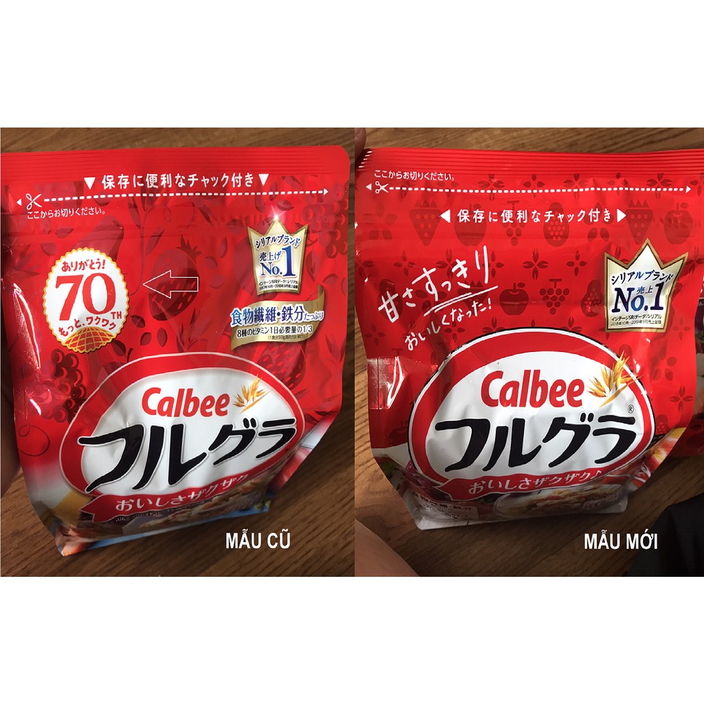 [Mã GROSALE giảm 10% đơn 150K] [DATE T10/2022] Ngũ Cốc Sấy Khô Calbee nội địa Nhật Bản 750gr