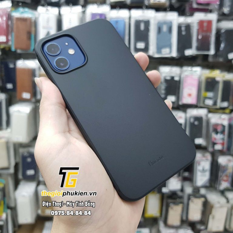 Ốp lưng silicon màu iPhone 12 Mini siêu mỏng chính hãng Vu Case, Ou Case