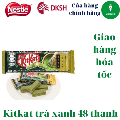 Kit kat vị trà xanh 48 thanh /hộp date 1/2023-[FREE SHIP] TỪ ĐƠN 50K,