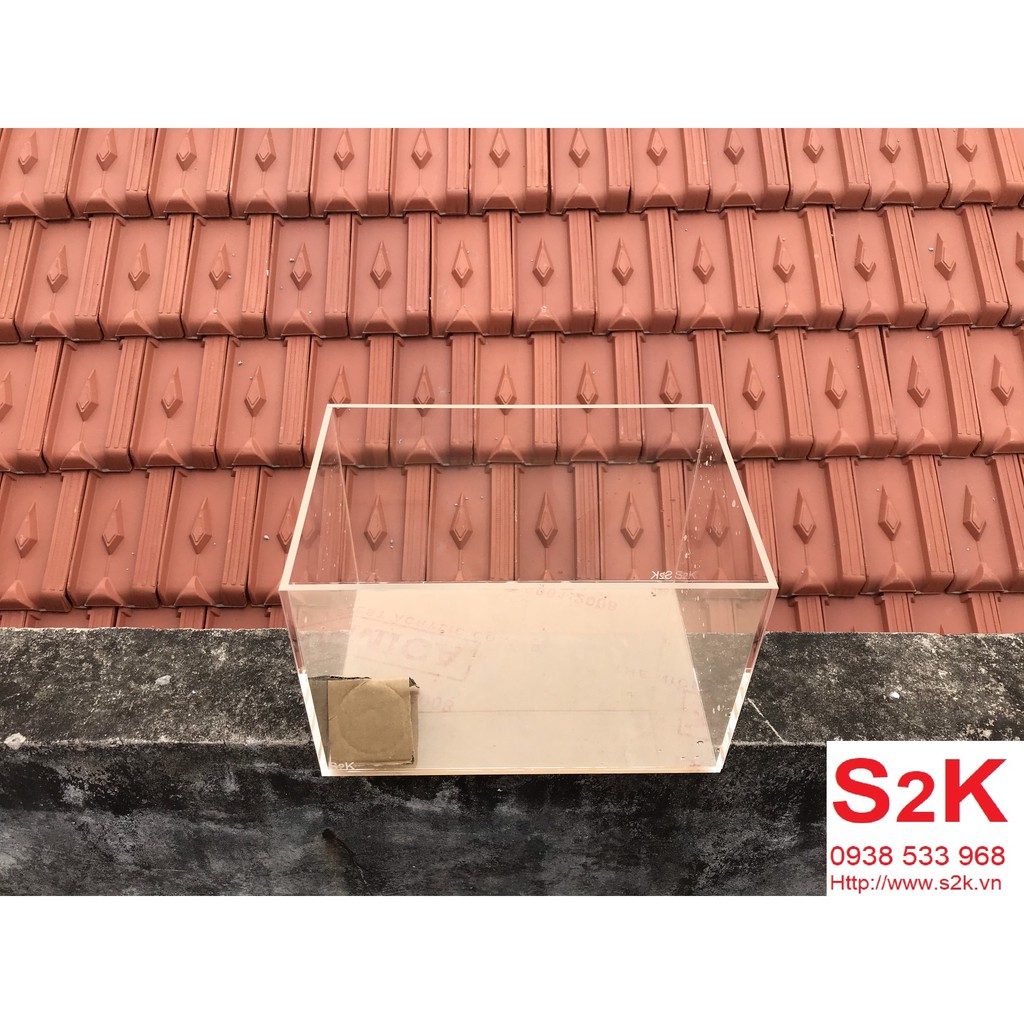 Bể acrylic 15x10x15, Siêu trong, siêu nhẹ hồ mika phù hợp cho nuôi cá, cây thủy sinh.Dùng kèm theo đèn, bơm, lọc