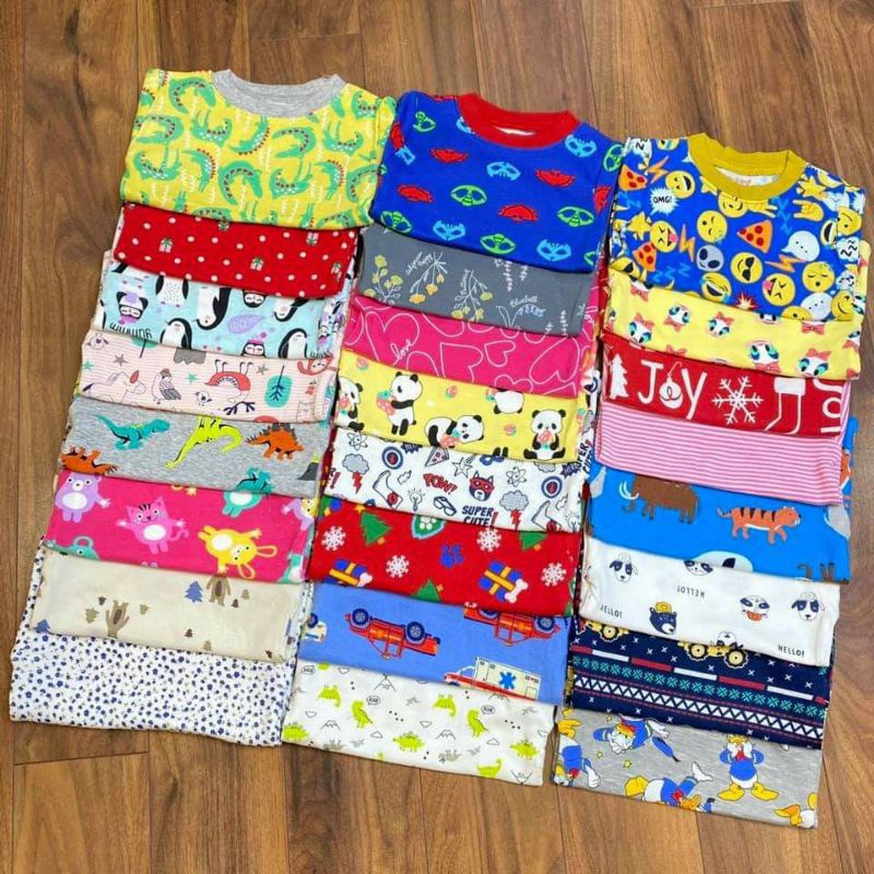 Sét 5 bộ cotton borip hè cho bé 8_25kg