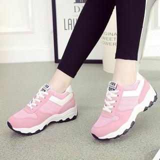 Giày Nữ sneakers Màu Hồng AB
