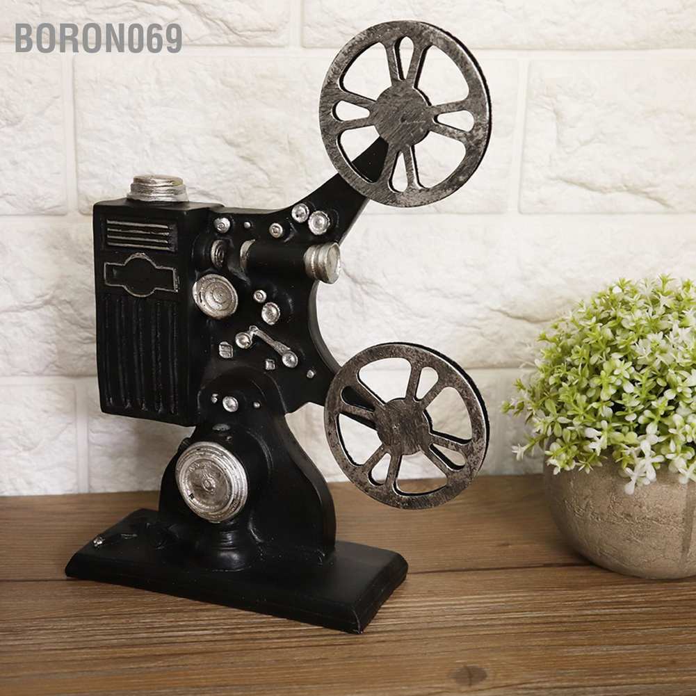 Boron069 Vintage Resin Phim chiếu phim Mô hình Tượng nhỏ Hình Đạo cụ Trang trí nội thất