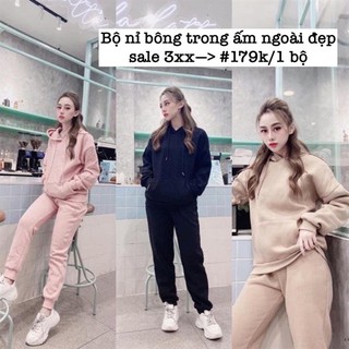 2112NB - Bộ Nỉ Bông Nữ