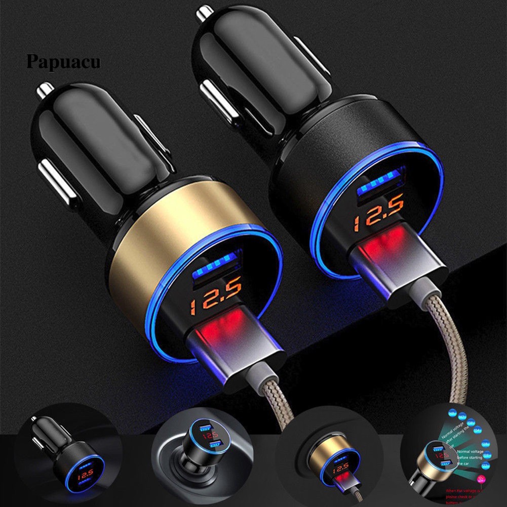Tẩu Sạc Nhanh 5v 3.1a Cho Xe Hơi