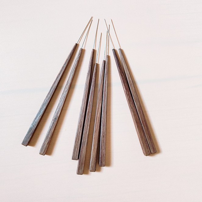 Dụng cụ làm bánh Nhật Bản, Đũa kim, dụng cụ gỗ điêu khắc tạo bánh ngọt Wagashi