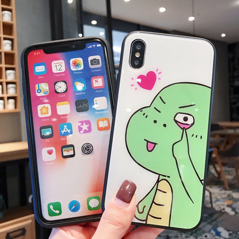 Ốp lưng iphone kính Dragon Cute  6 6 plus 6s 6s plus 6 7 7 plus 8 8 plus x xs xsmax 11 11pro 11 pro max  k152