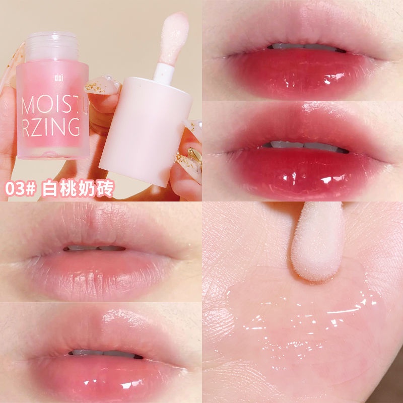 Tinh dầu dưỡng ẩm Xixi trong suốt chống khô môi hiệu