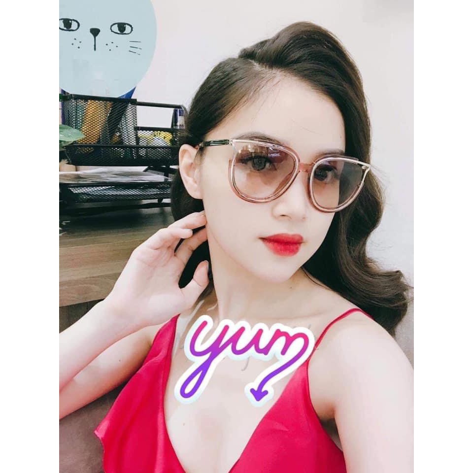 Kính mát Chloe gọng kim loại bọc - màu hồng đào ⚜️Hàng Authentic⚜️