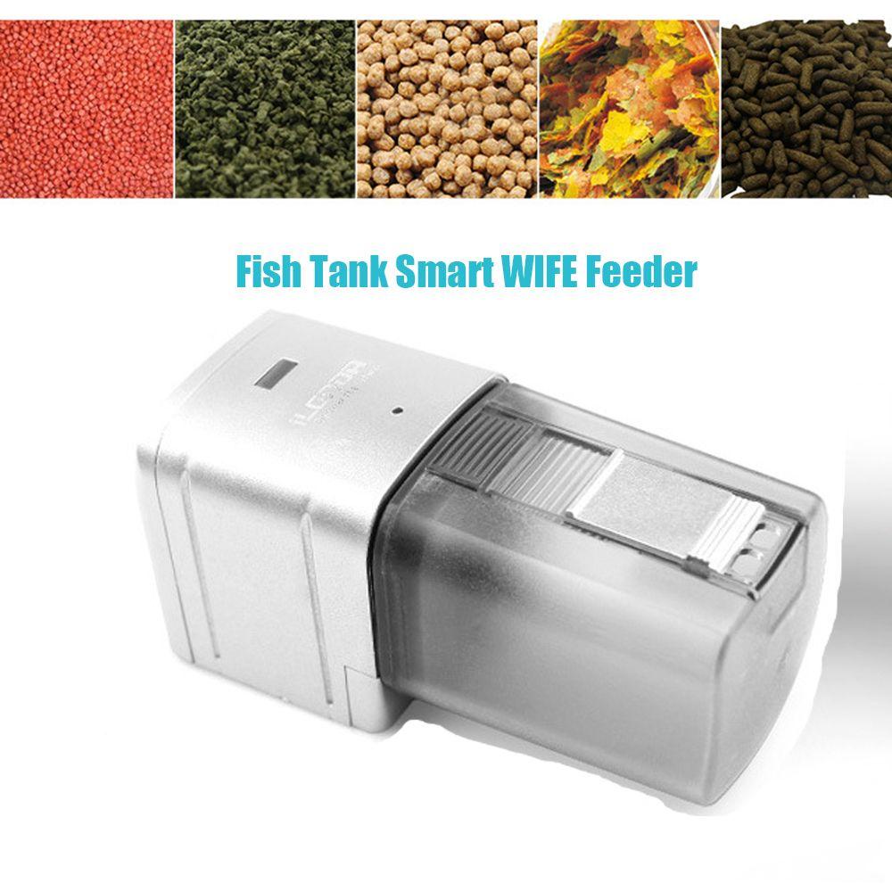 Máy Cho Cá Ăn Tự Động Điều Khiển Bằng WiFi Tiện Dụng