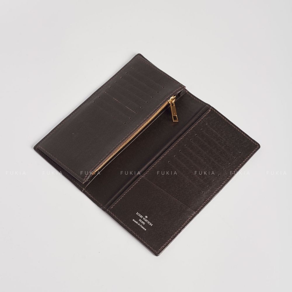 Ví da thủ công IV dáng dài nhiều ngăn đựng thẻ tiện lợi FUKIA VDL026