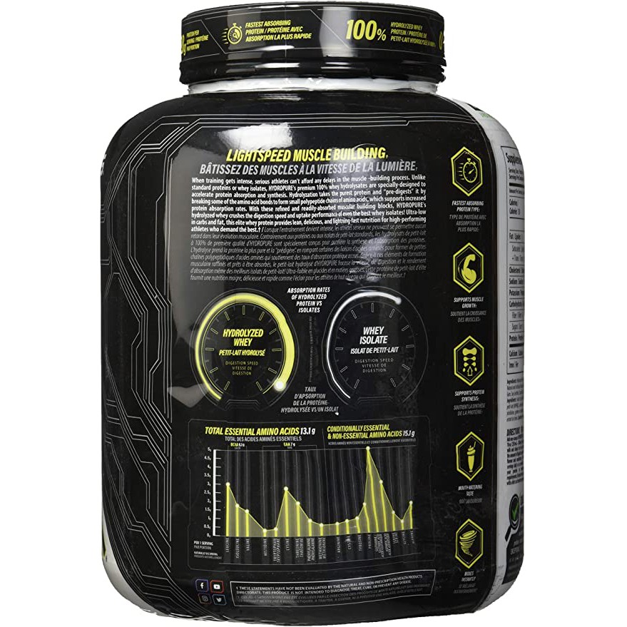 Hydropure Nutrabolics Whey Protein THỦY PHÂN cao cấp Chính Hãng giá tốt kèm quà tặng - Ocean Sup VN