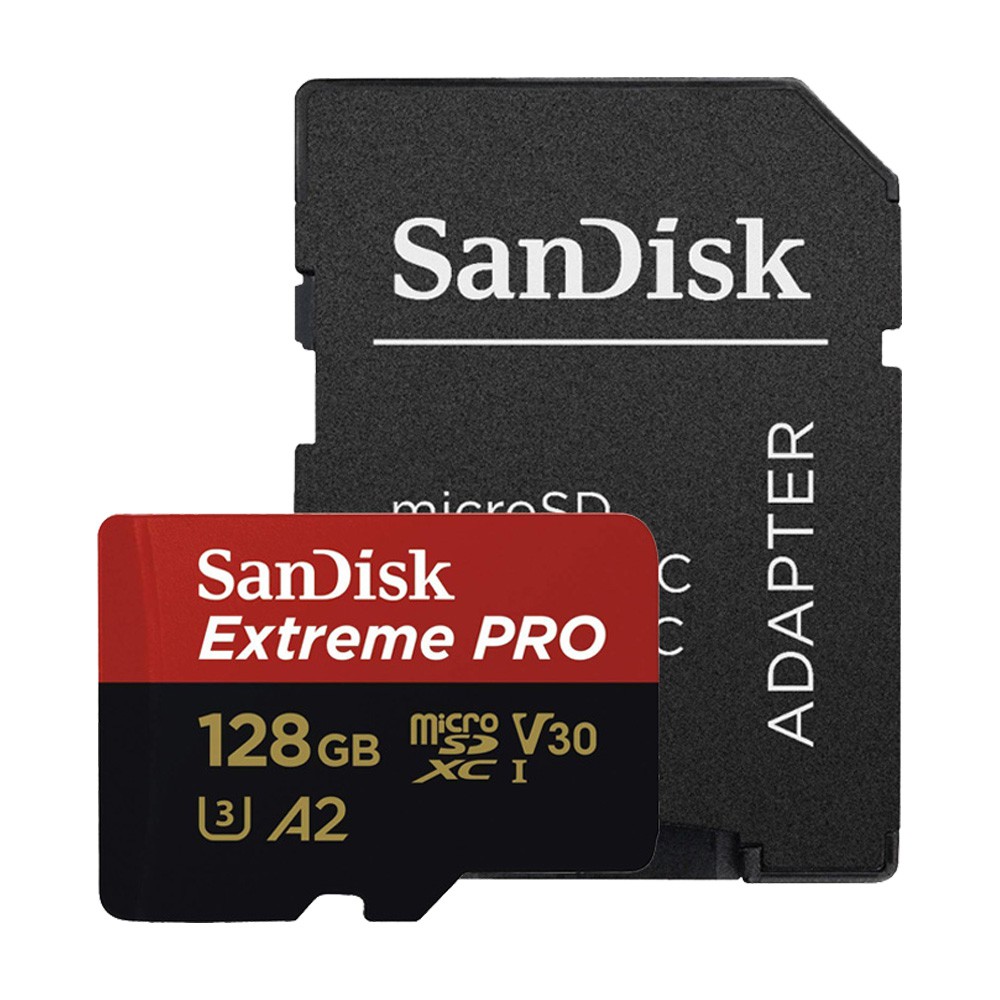 Thẻ Nhớ MicroSD SanDisk Extreme Pro A2 - 128GB V30 U3 Class 10 UHS-I 170MB/S Tốc Độ Siêu Cao