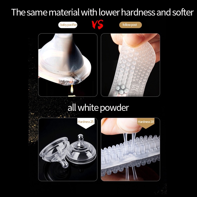 1 Cặp Đệm Silicone Lót Gót Chân Giảm Đau Chống Mòn