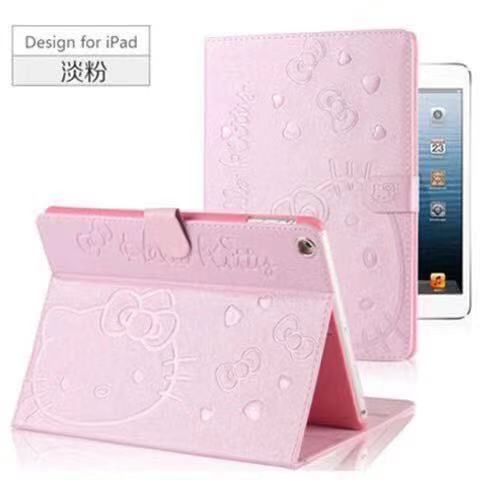 Bao da máy tính bảng in hình Hello Kitty đáng yêu cho Ipad Mini 1/2/3 Ipad Air 1/2/3 7.9inch 9.7inch