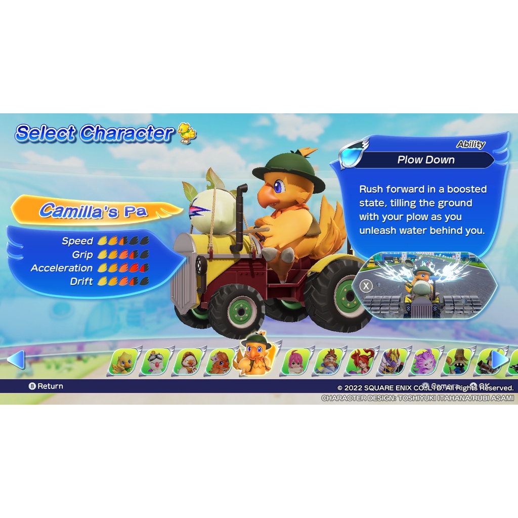 Băng Game Nintendo Switch Chocobo GP