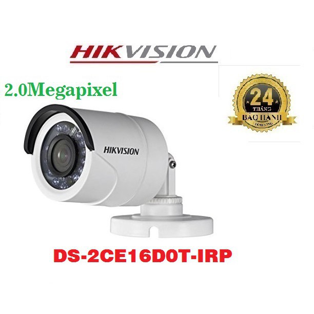 Camera Hikvision DS-2CE16D0T-IRP Full HD 1080P-2M BH 24 Tháng