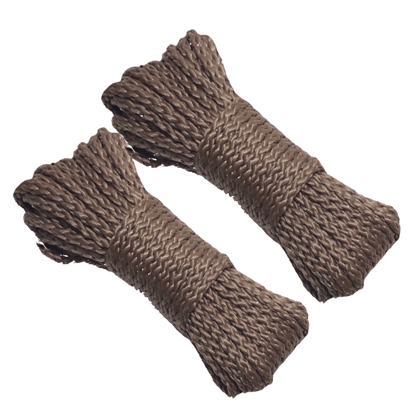 20 mét - Dây Dù 5mm mắc na oval bóng chống bám bụi, chắc chắn dùng làm macrame, căng lều, trang trí