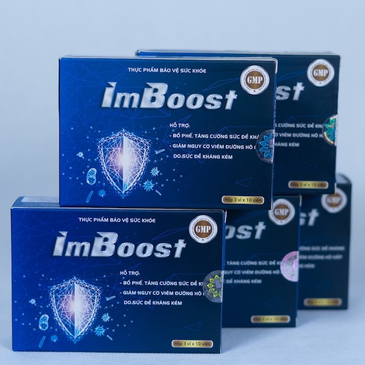 Imboost tăng cường sức đề kháng và hệ miễn dịch. Liệu Trình 1 Tháng 4 Hộp (30 viên/hộp)
