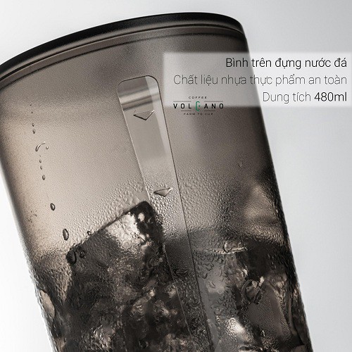 Volcano Bộ pha cà phê đá lạnh nhỏ giọt Cold drip Cafede Kona