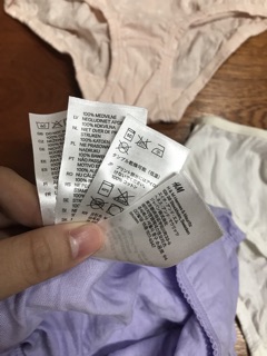 Set 5 Quần chip bé gái H&M