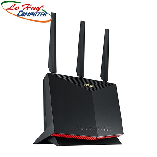 Router Wifi ASUS RT-AX86U Hai Băng Tần, Chuẩn AX5700 (Chuyên Cho Game Di Động)- Hàng Chính Hãng