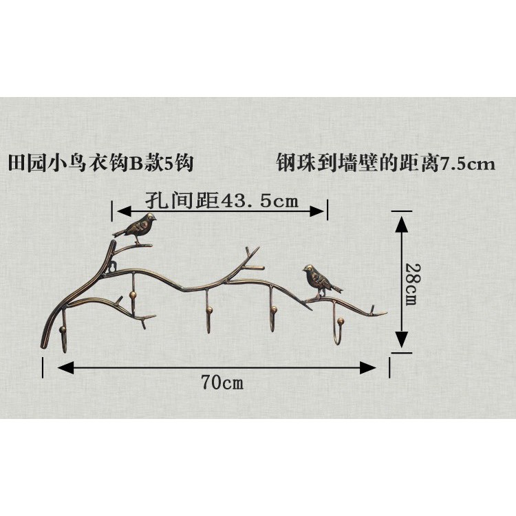 Giá treo quần áo mẫu cành cây hàng decor