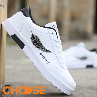 [Shop Yêu Thích] [Nhập Khẩu] Giày Nam Giày Thể Thao Bata Nam Họa Tiết Lông Vũ Ấn Tượng, Phong Cách Hàn Quốc GK6K6