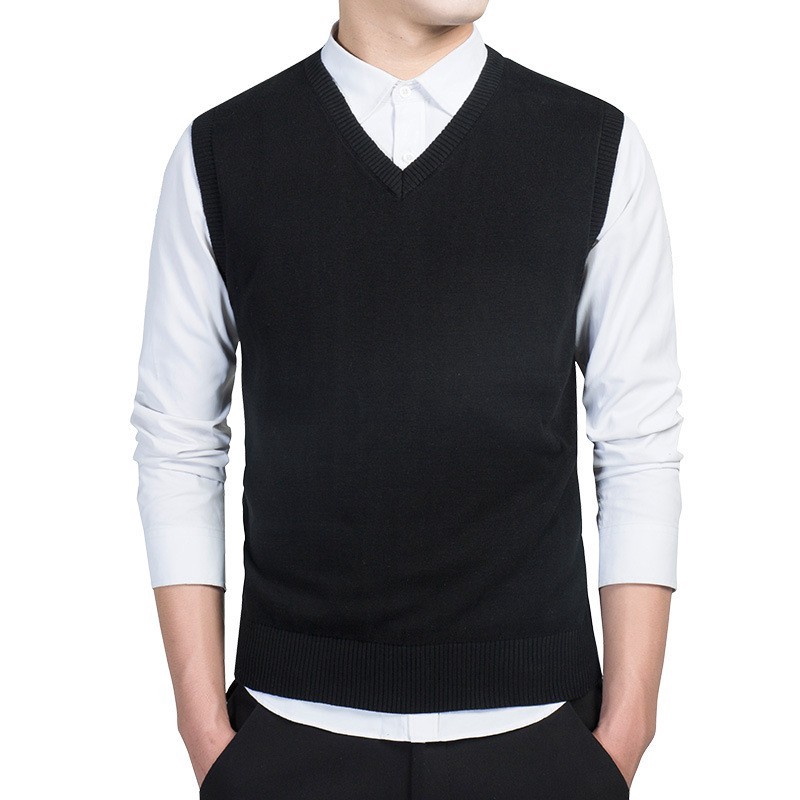 New Men's Knit Vest Cotton  Sleeveless Vest 745 | BigBuy360 - bigbuy360.vn