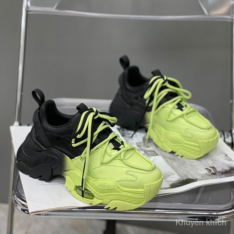 Giày Thể Thao Da Lót Lông Cừu Mềm Mại Cột Dây Thời Trang Thu Đông 2023