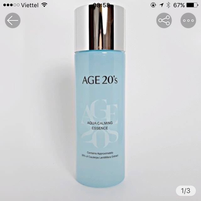 Tinh chất Age 20's Aqua Calming Essence