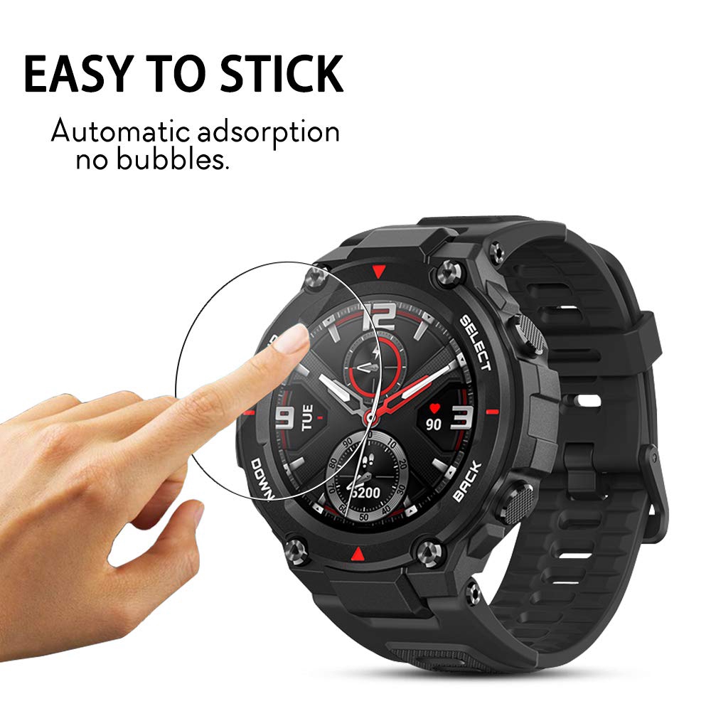 Bộ 3 Kính Cường Lực Bảo Vệ Màn Hình Cho Đồng Hồ Amazfit T-Rex