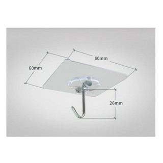 Combo 20 Móc Dán Tường Trong Suốt [Siêu Chịu Lực]