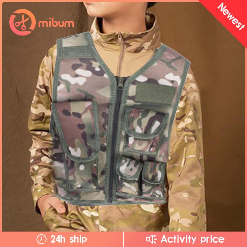 Áo Vest Chiến Đấu Thoáng Khí Có Thể Điều Chỉnh Dành Cho Trẻ Em Chơi Ngoài Trời