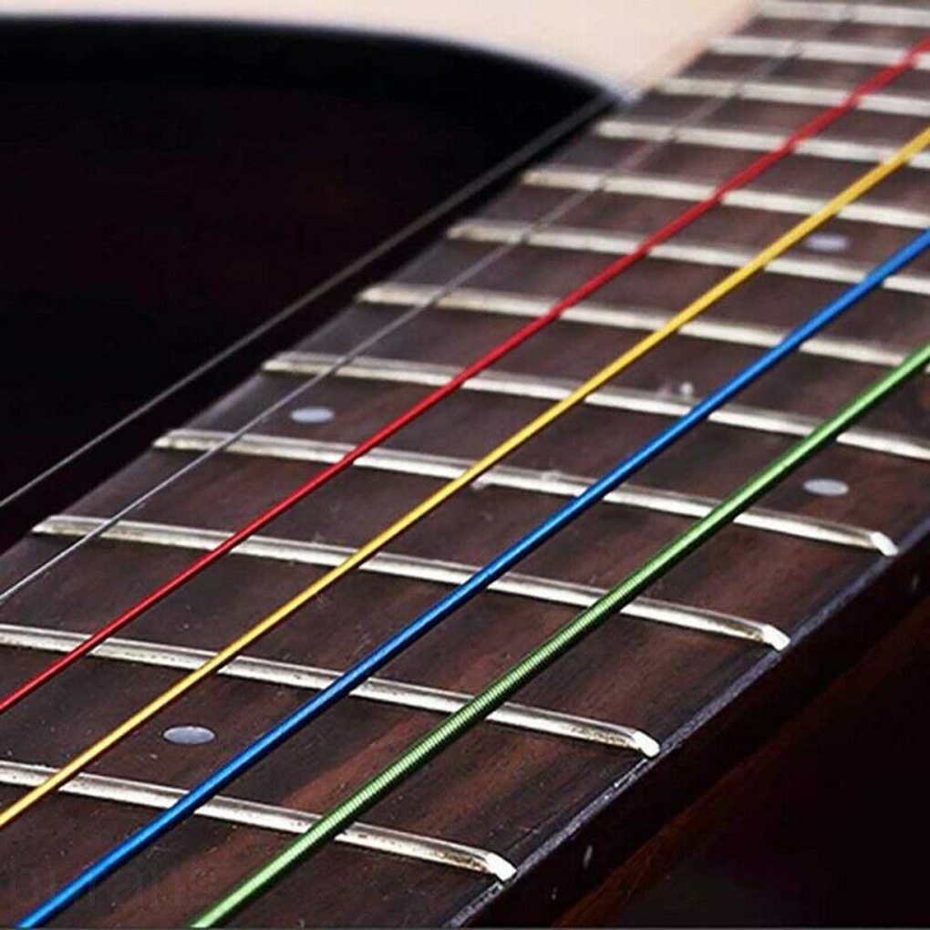 Set 6 dây đàn guitar cổ điển nhiều màu E-A