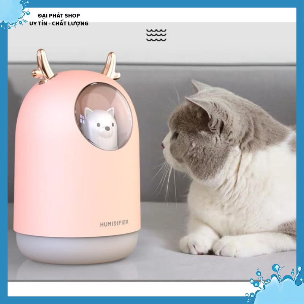 Máy phun sương mini Humidifier M106, dung tích 300ml, nhỏ gọn và đáng yêu