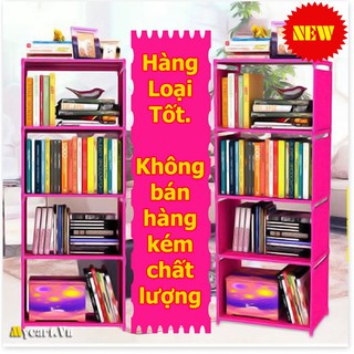 Kệ sách 4 tầng lắp ráp tiện dụng thông minh