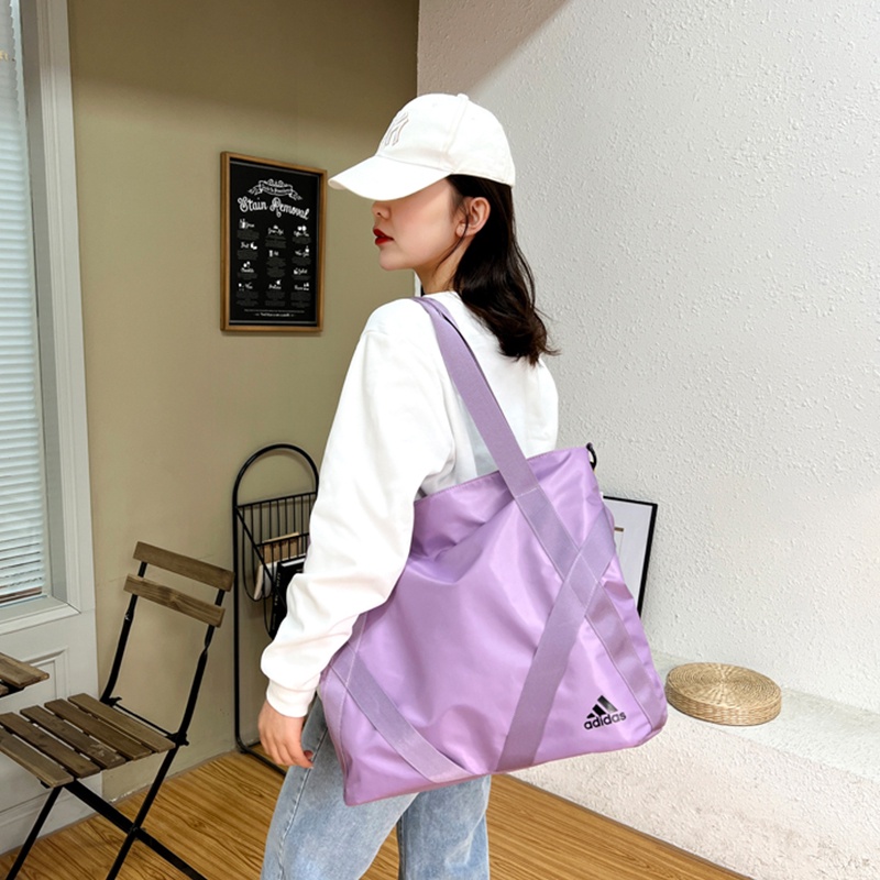 Túi Tote Adidas Vải Nylon Túi Nách Công Suất Lớn Trang Chủ Mua Sắm