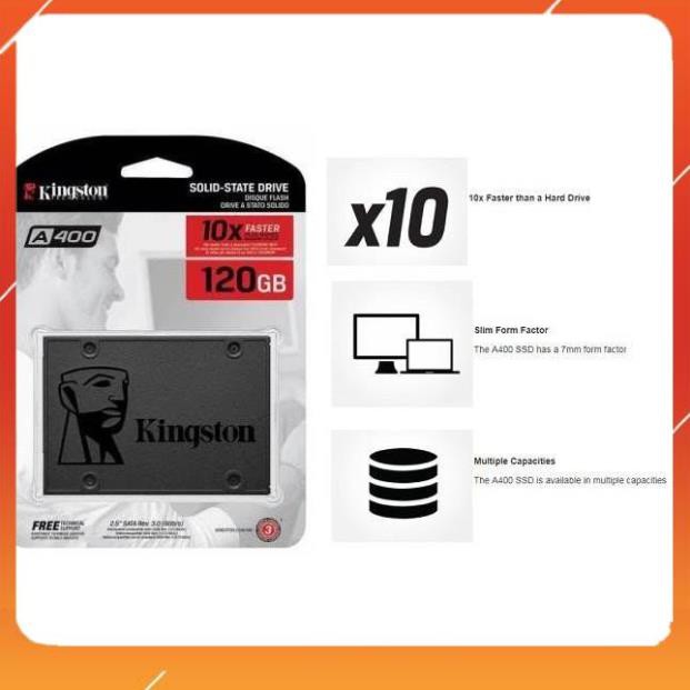 Ổ cứng SSD Kingston A400 120GB - 240GB - Vĩnh xuân phân phối chính thức