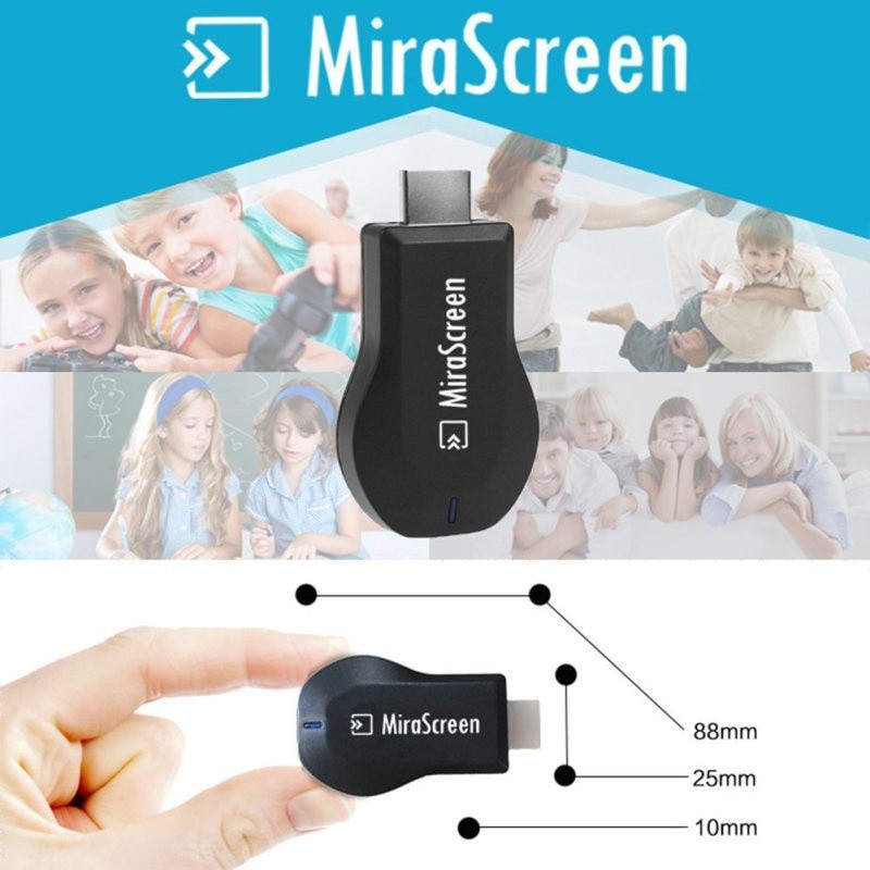 Thiết Bị Truyền Hình Ảnh Không Dây H828 Mirascreen Ota Tv Dlna Airplay Miracast