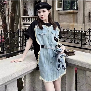 Áo 13DE MARZO trắng đen dài (order)