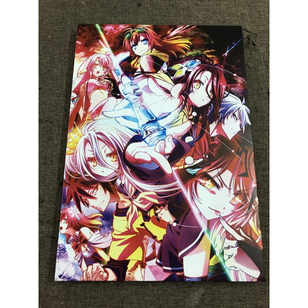 Tranh anime in tùy chỉnh attack on titan jujutsu-kaisen kimetsu-no-yaiba YOURNAME có khung treo tường trang trí 30x40CM