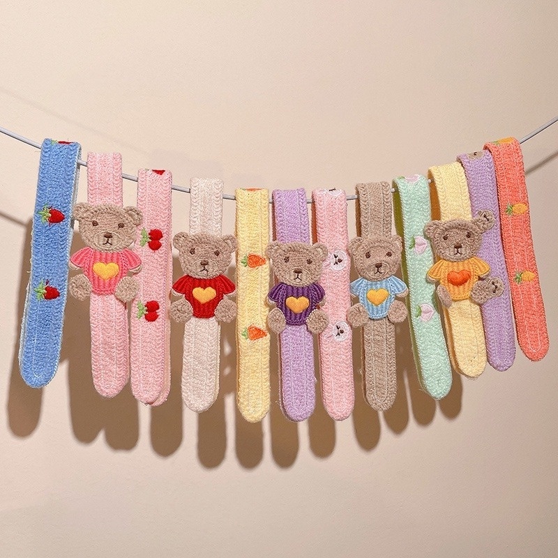 Băng Đô Dán Tóc Mái Phong Cách Hàn Quốc Cho Bé