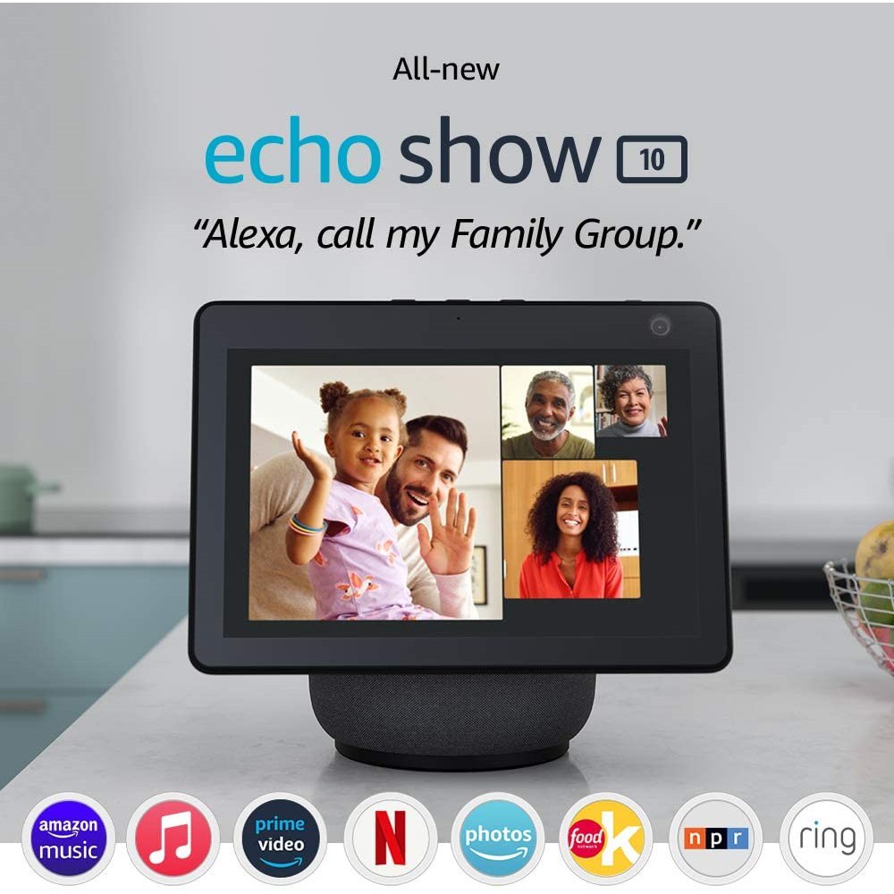 Amazon Echo Show 10 (Gen 3), màn hình chuyển động cao cấp tích hợp Alexa