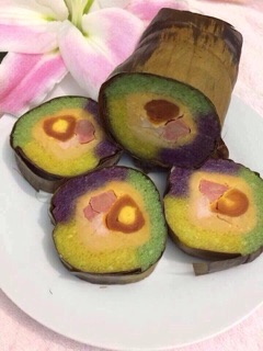 *** Bánh tét 3 màu